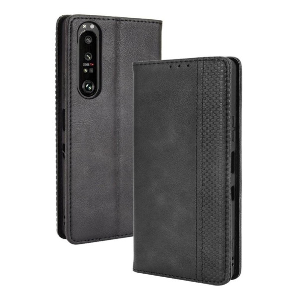 Wallet Mobiltelefoncover til Sony Xperia 1 III Black