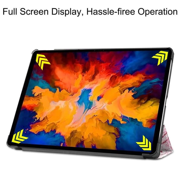 Tri - fold Stand Kansi - Lenovo Tab P11 Pro TB - J706F - Beauty Multicolor