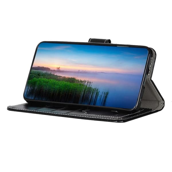 OnePlus 8 Lommebok - cover - Sort Black