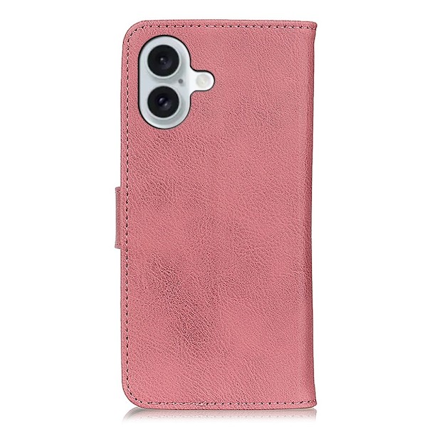 KHAZNEH för iPhone 16 Plånboksfodral - Rosa Rosa