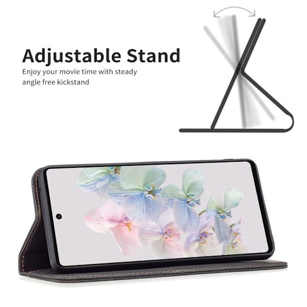 BINFEN COLOR Google Pixel 7 Pro -puhelimen lompakon suojukselle Black