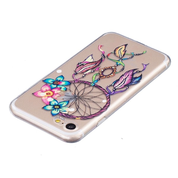 iPhone 7 / iPhone 8 TPU Skal - Flower & Dream Catcher