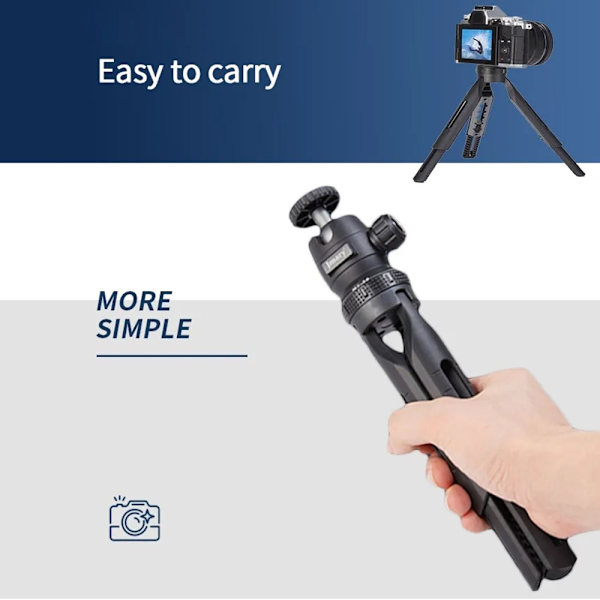JMARY MT-30 Justerbart Stativ til Kamera / Telefon / Projektor