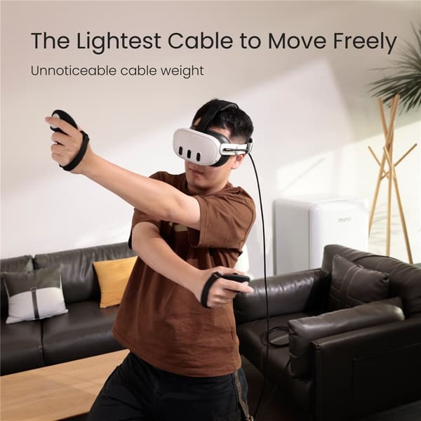 Ladekabel QC-8.5 5M VR-headset USB 3.0 dataoverføring høyhastighets Black