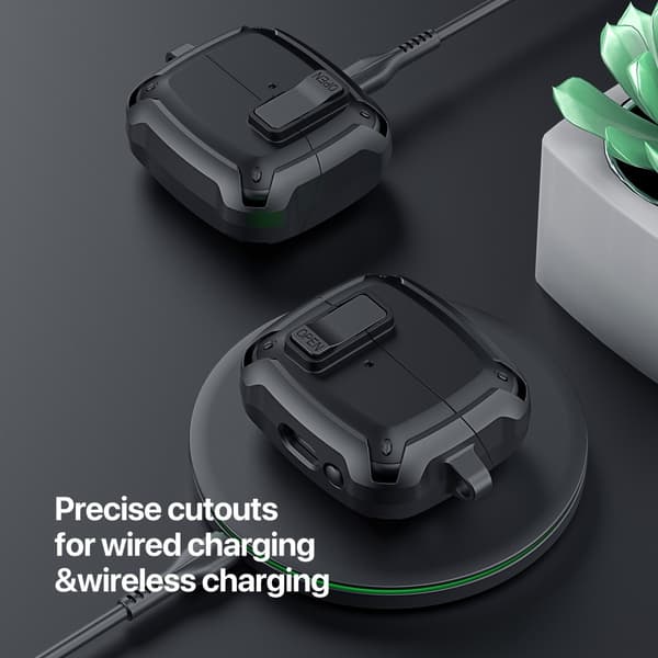 DUX DUCIS for Samsung Galaxy Buds3 Pro Buds3 Deksel med krok - Hvit White
