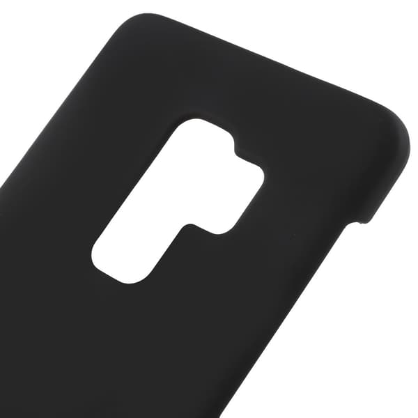 For Samsung Galaxy S9 Plus Rubberized Hard Plastic Suojakuori - Musta Black