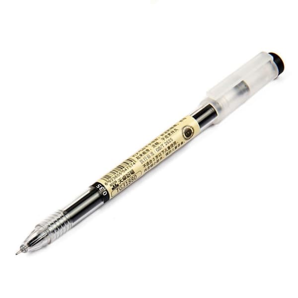 0.35mm Gel Pen Roller Ball Pens Office Student Exam - Black 3 pcs Black