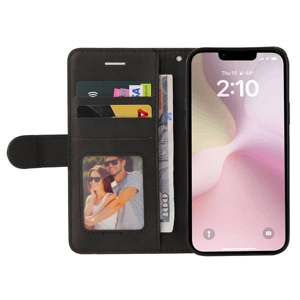 KT Lommebok-deksel til iPhone 17e / 16e Black