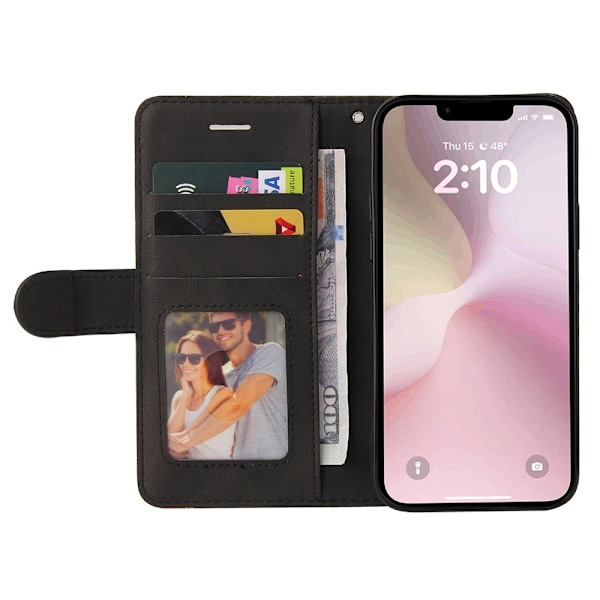 KT Plånboksfodral till iPhone 17e / 16e - Svart Svart