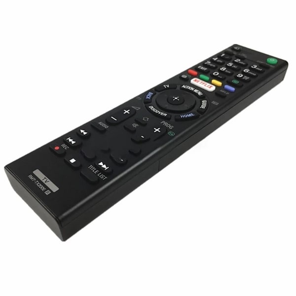 TV fjärrkontroll Ersättning för RMT-TX200E Sony TV Svart