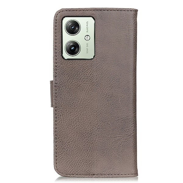 KHAZNEH Motorola Moto G54 Plånboksfodral - Khaki Khaki