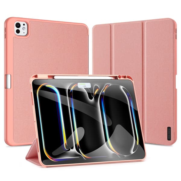DUX DUCIS Domo iPad Pro 13 (2024) Tri-fold Stativ - Rosa Pink