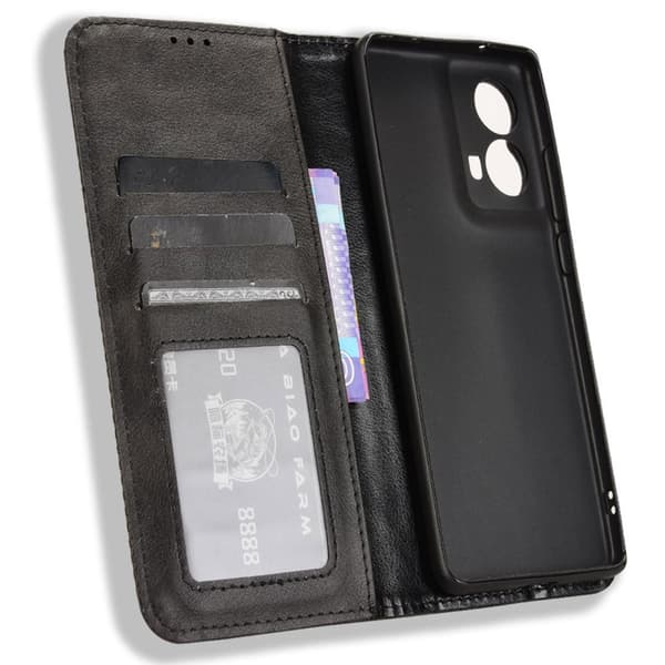 Motorola Moto G85Case Wallet Case Shell - kotelolle Black