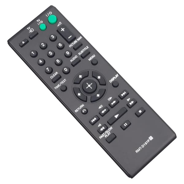 Fjärrkontroll Ersättning för RMT-D197P För Sony DVD Svart