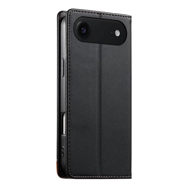 DIERFENG iPhone Air Lompakkokotelo RFID Suoja Teline - Musta Black