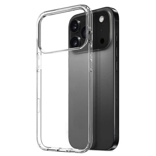NORTHJO Telefonfodral med skärm och linsskydd till iPhone 18 Pro Max Transparent