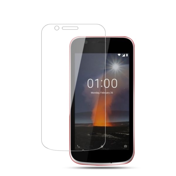 MOCOLO Nokia 1 Härdat Glas Heltäckande Transparent