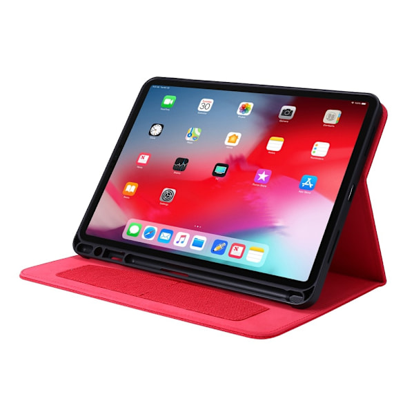 Til iPad Air 13 (2024) Tabletetui Dækstofstruktur Red