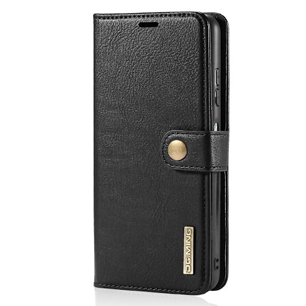 DG.MING 2-i-1 tegnebog taske til Samsung Galaxy A22 5G Black
