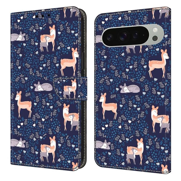 För Google Pixel 10 Pro XL Plånboksfodral Mönstertryckt PU-läder Flip Stativ Mobilfodral multifärg