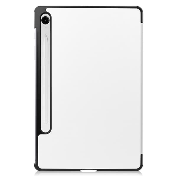 Til Samsung Galaxy Tab S10 Lite / S10 FE / S9 FE Etui med Stander - Hvit White