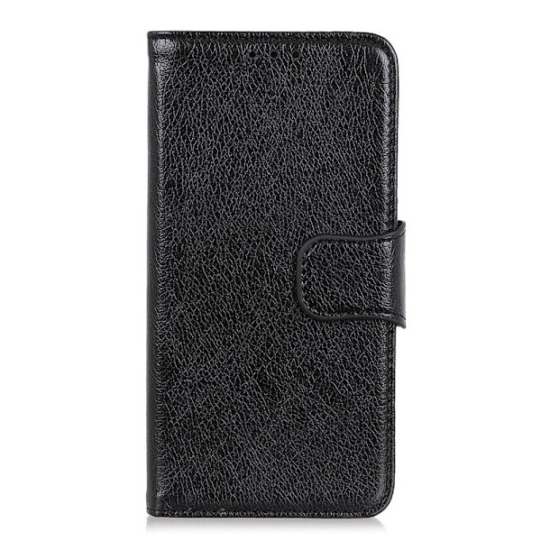 Nappa Texture Split Wallet Stand Cover for Xiaomi Mi 11 Black