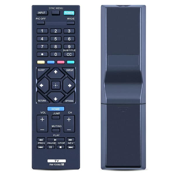 Fjärrkontroll Ersättning för RM-YD092 För Sony TV Svart