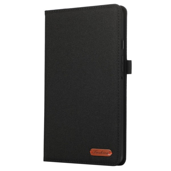 Etui for Samsung Galaxy Tab A9 Tablet med stofftekstur, folio og stativ Black