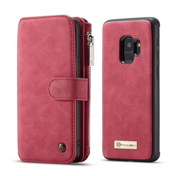 Samsung Galaxy S9 SM-G960 CASEME 2-i-1 aftagelig - Rød Red