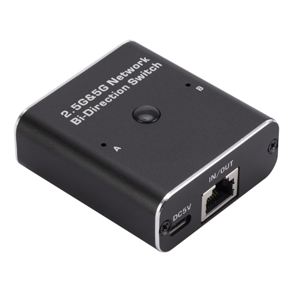 W7 2,4G + 5G RJ45 Ethernet - adapter Netværksswitch USB - C Black