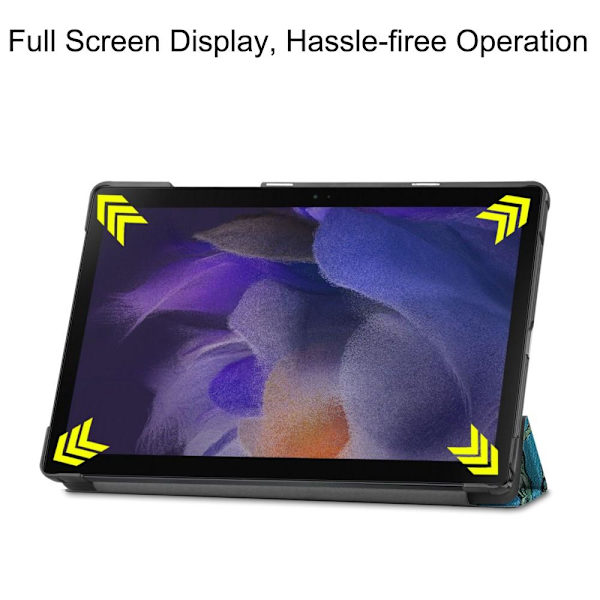 Trifoldet stativetui til Samsung Galaxy Tab A8 10.5" (2021) - Blossom Multicolor