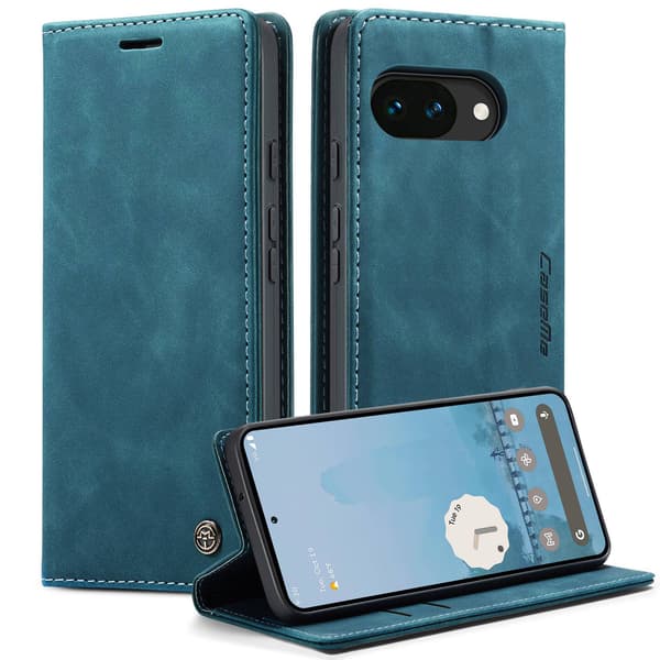 CASEME För Google Pixel 10A Fodral Stativ Telefonfodral - Blå Blå