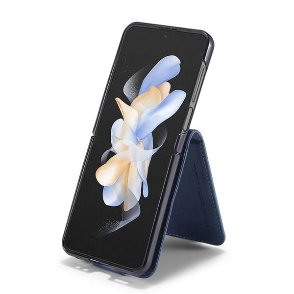 LC.IMEEKE Telefonlommebokdeksel med støtteben til Samsung Galaxy Z Flip8 Blue