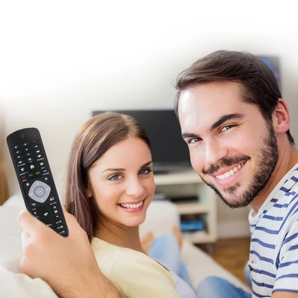 TV-fjernkontroll erstatning for Philips YKF347-003 Black