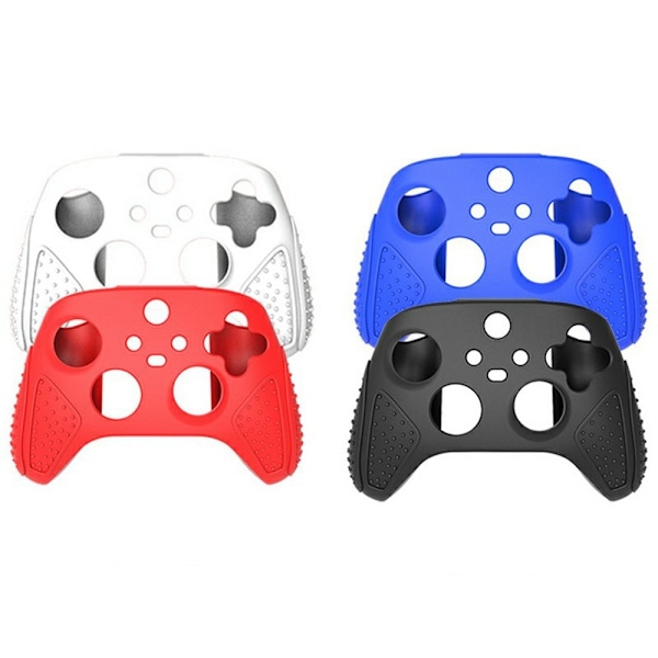 Xbox Series S/X -peliohjaimelle, pölytiivis silikonisuoja, liukastumista estävä kotelo - Punainen Red