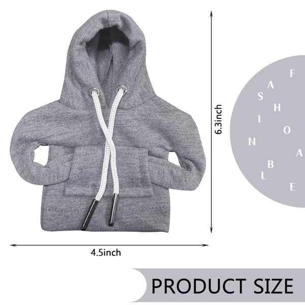 Bil Hættetrøje Beskyttelse Design Dekoration Gear Shifter - Grå Grey