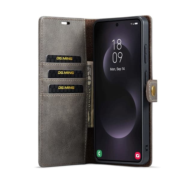 DG.MING 2 i 1 Plånboksfodral till Samsung Galaxy S26 Ultra grå