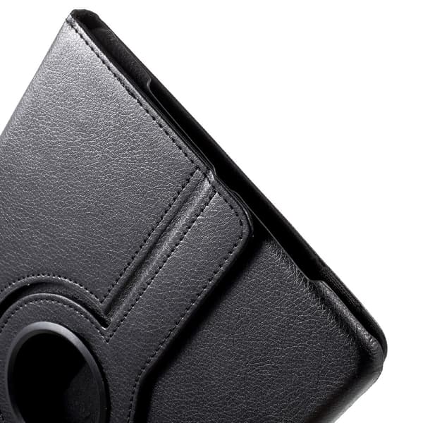 iPad Air 10.5 (2019)/Pro 10.5 (2017) 360 - roterende etui Litchi Grain - Sort Black