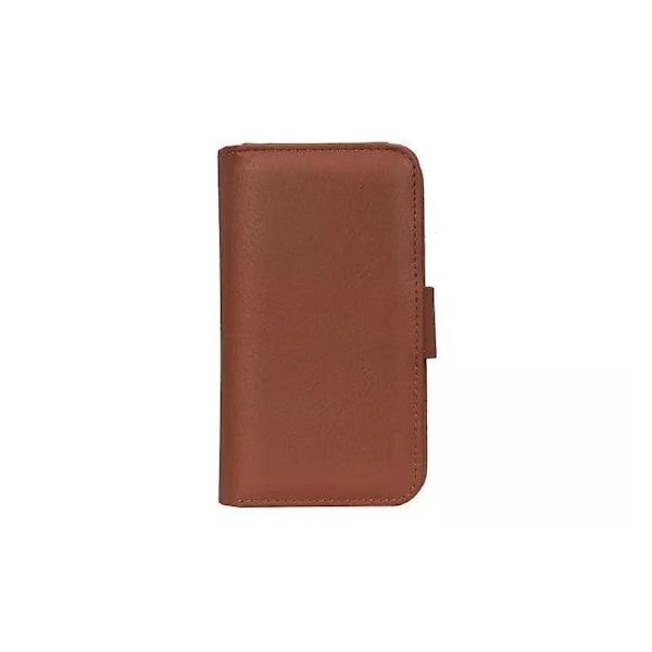 Iphone X Lompakkokotelo More Pockets 6 pockets Ruskea Brown