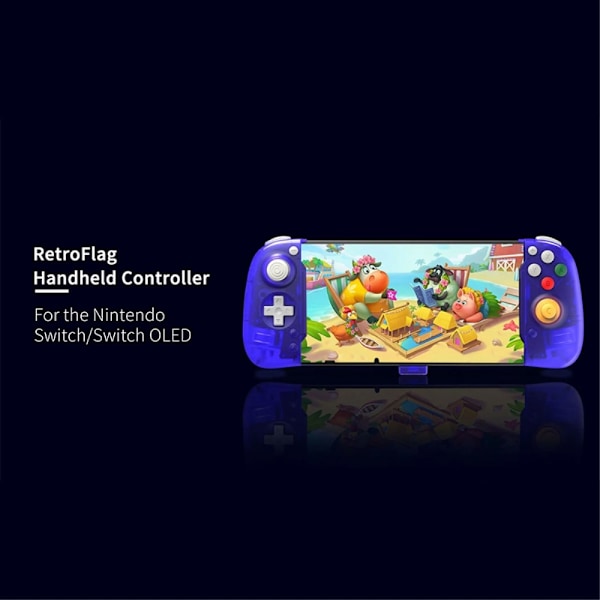 Kompatibel med Nintendo Switch / Switch OLED Game Controller Gamepad Turbo Svart