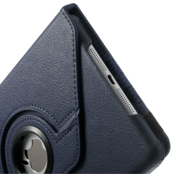 Ipad Mini 1/2/3 360 Rotation Stand case cover - tummansininen Blue