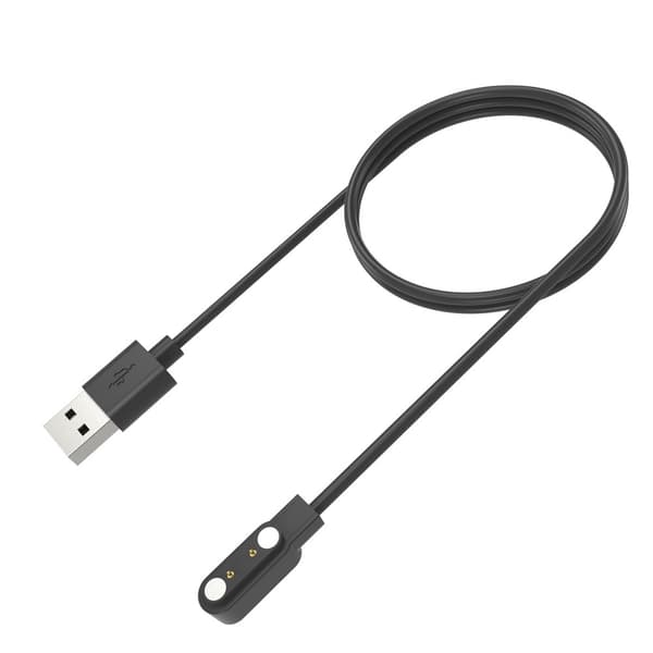 För Imilab W02 Smartklocka Laddare Docka Laddningskabel Svart