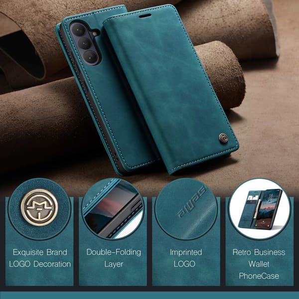 CASEME Lommebok-deksel Samsung Galaxy S26 Blue