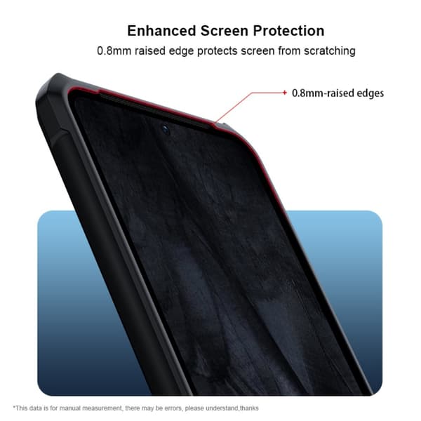 XUNDD bagcover til Pixel 8 akryl+TPU telefonetui Black