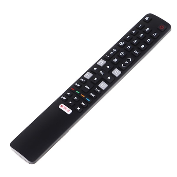 TV fjärrkontroll Ersättning för RC802N TCL TV Svart