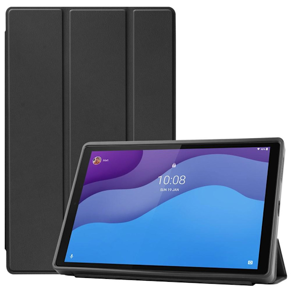 Tri-fold Fodral till Lenovo Tab M10 HD Gen 2 - Svart Svart