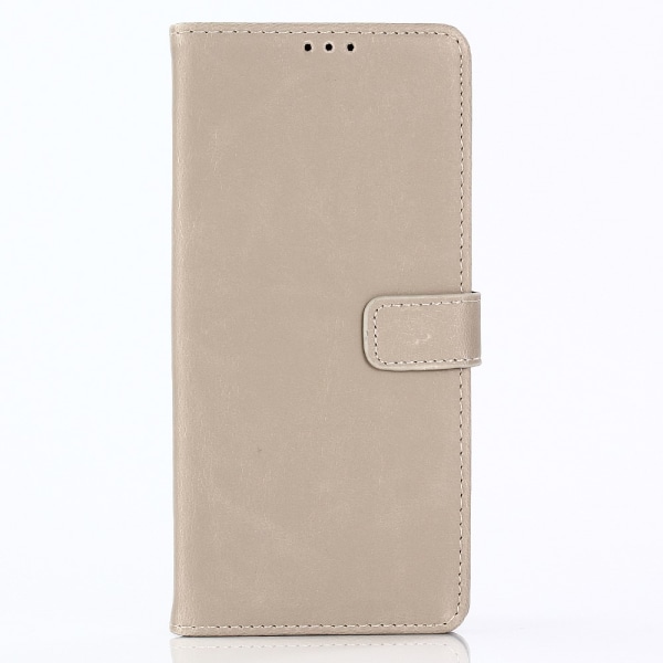 Retro Stand Pung Cover til Samsung Galaxy Note 9 - Beige Beige