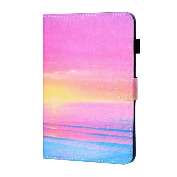 Til iPad 10.2 (2021)/(2020)/(2019) Tabletcover Stativetui - Solnedgang Multicolor