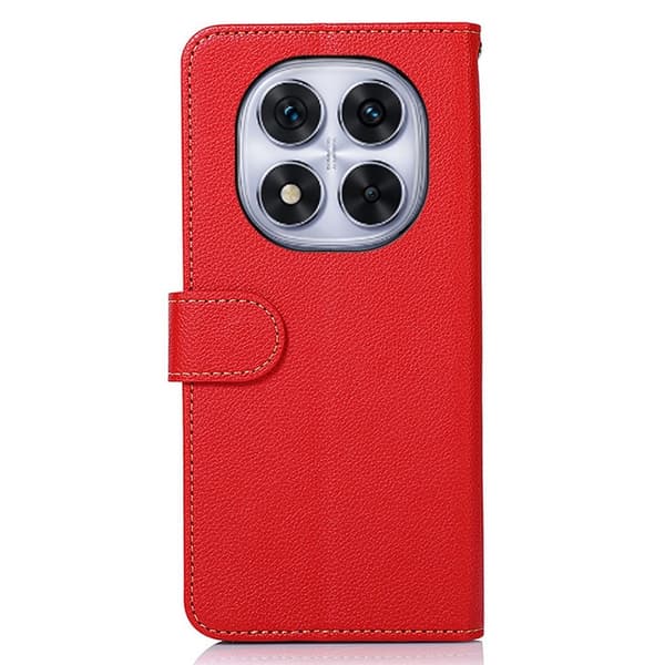 KHAZNEH Wallet case for Xiaomi Redmi Note 14 5G Red
