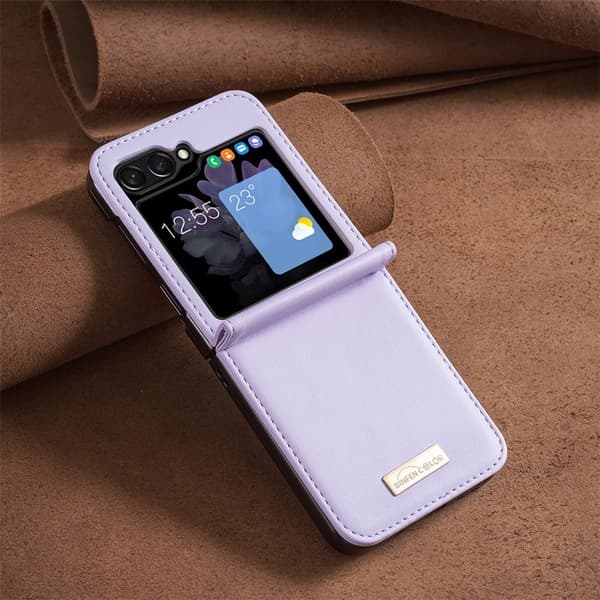 BINFEN COLOR Støtsikkert telefondeksel til Samsung Galaxy Z Flip8 Light purple